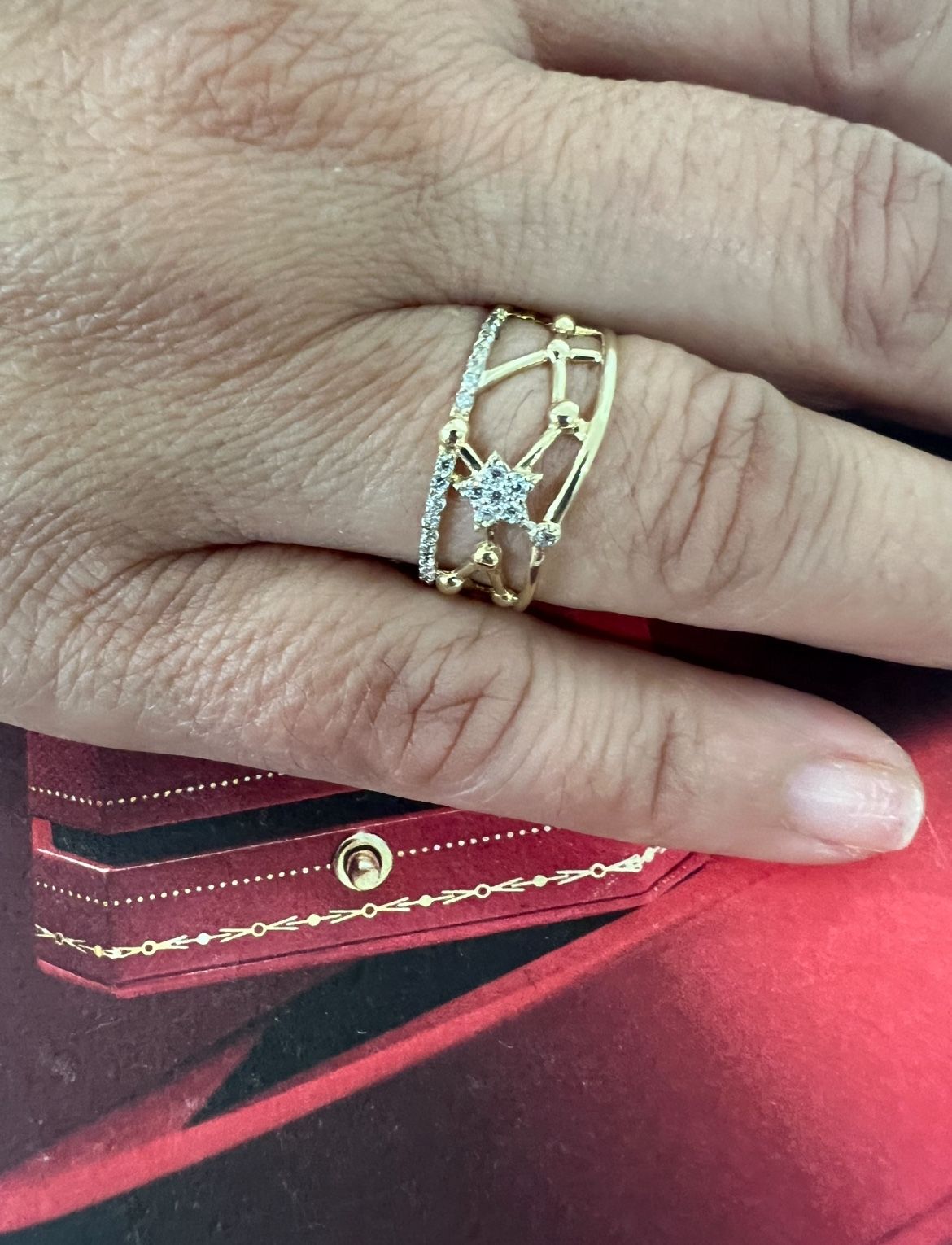 10K Solid Gold Wedding Ring Size 8