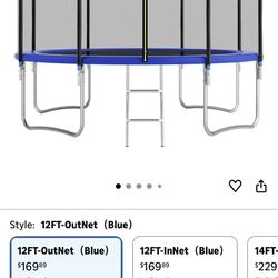 Tranpoline 12FT Tranpoline for Kids
