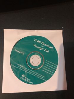 TI-89 calculator product cd