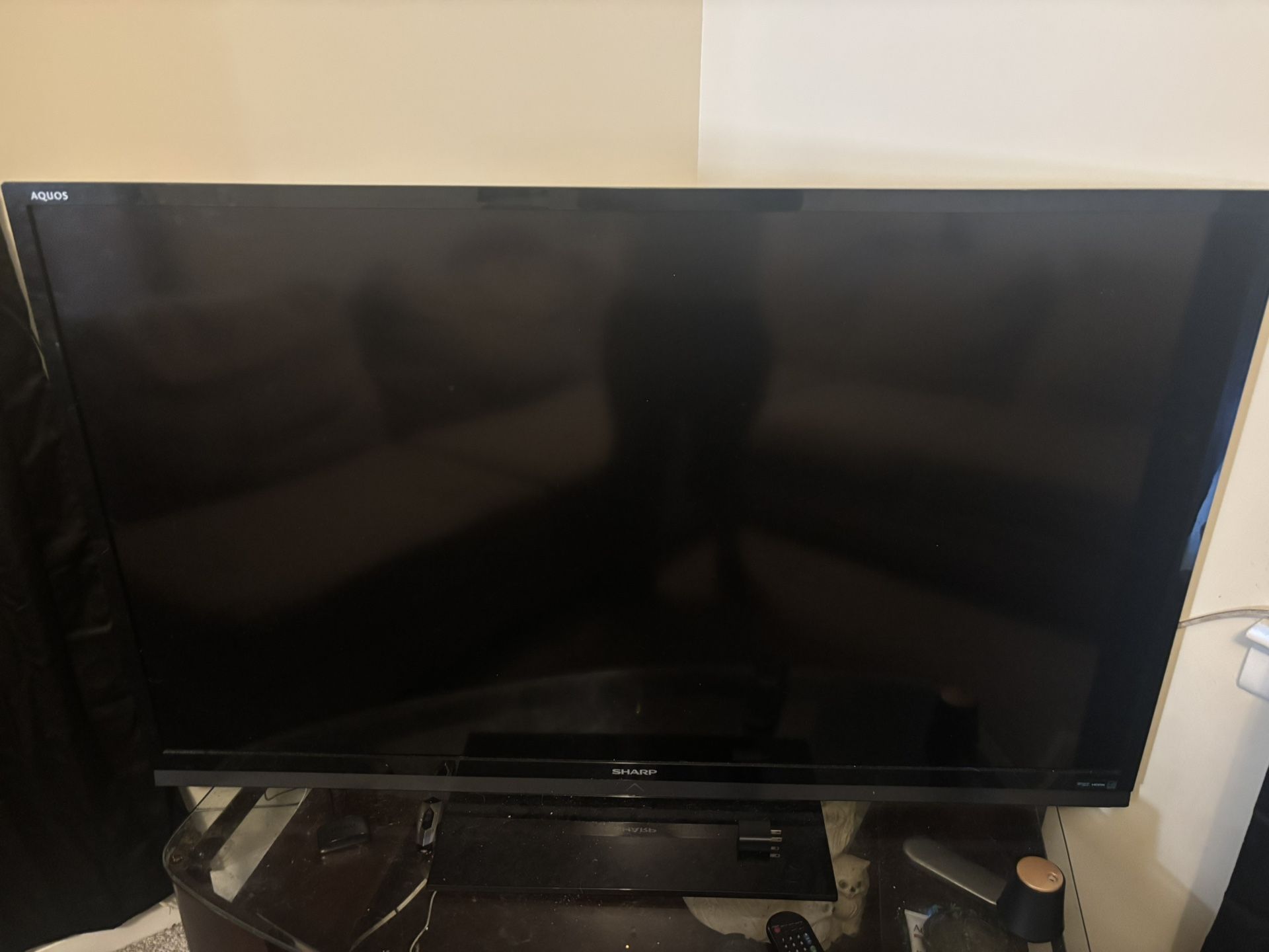 65 Inch Sharp Tv With Tv Stand Moving Need Gone Asap