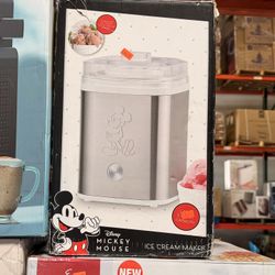 Mickey Mouse Ice Cream Maker Brand New In Box 