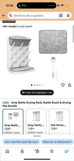 Ubbi bottle rack