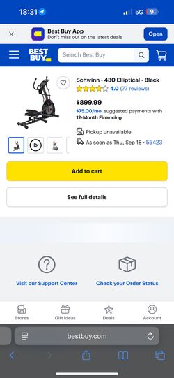 Schwinn 430 Elliptical 