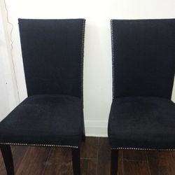 Black Velvet  Chairs