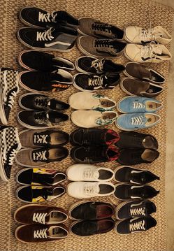 HUGE LOT OF VANS SHOES