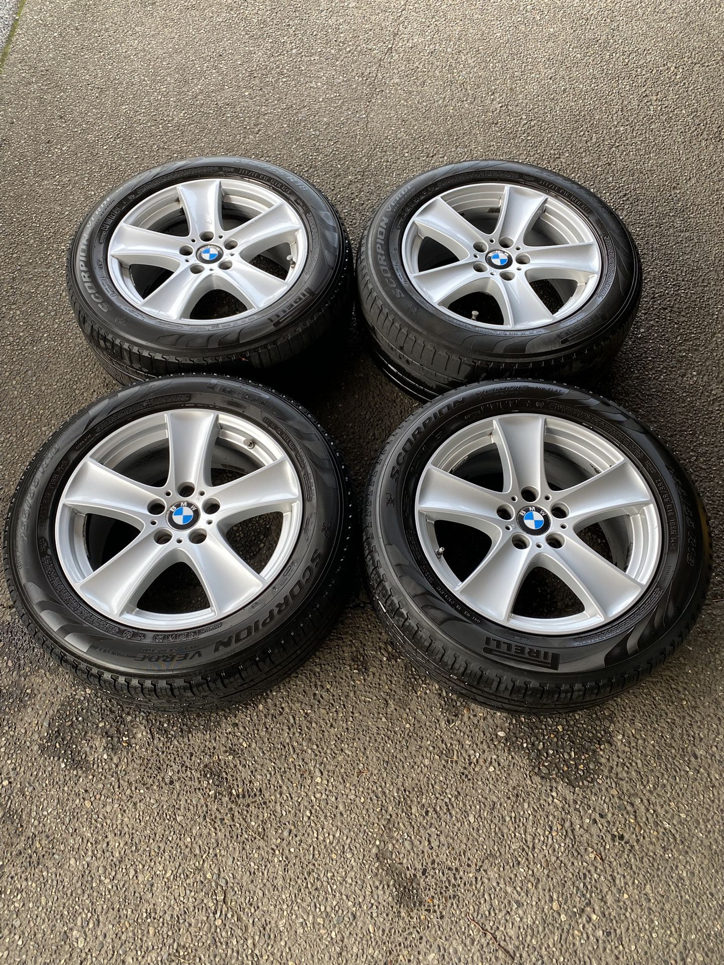 18" BMW X5 Wheels & Tires 5x120 *1 Tire Blown*