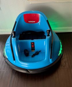 🏁💢✳️ Kidzone 6V Ride On Bumper Car Kids 1.5-6 Years, Blue✅