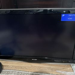 Panasonic 37” Tv With Mount 