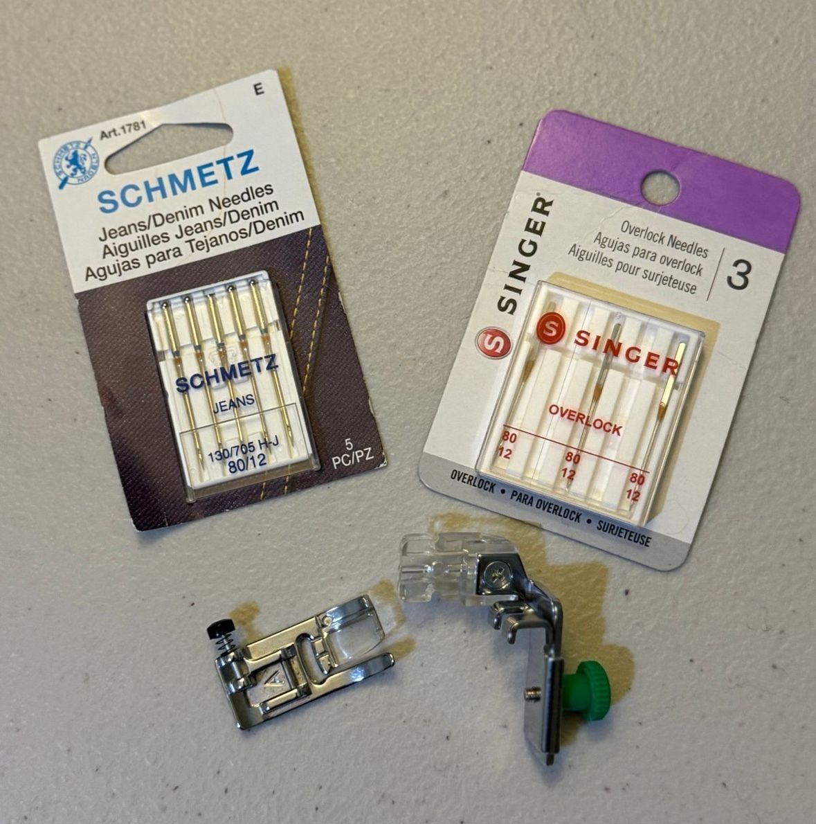 Sewing Needles and Accessories (4 Item Bundle) 