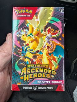 Pokemon Ascended Heroes Booster Bundle - 6 packs