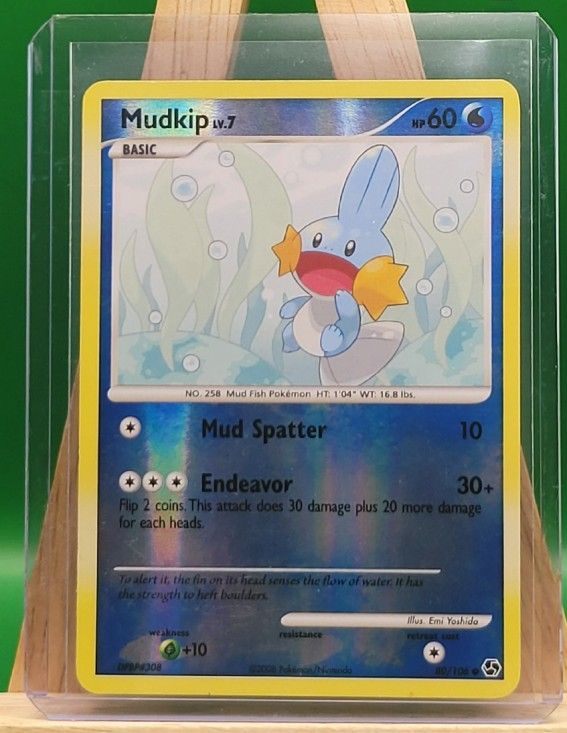 [Vintage]Pokemon Card - Mudkip Great Encounters 80/106 Reverse Holo, LP/NM