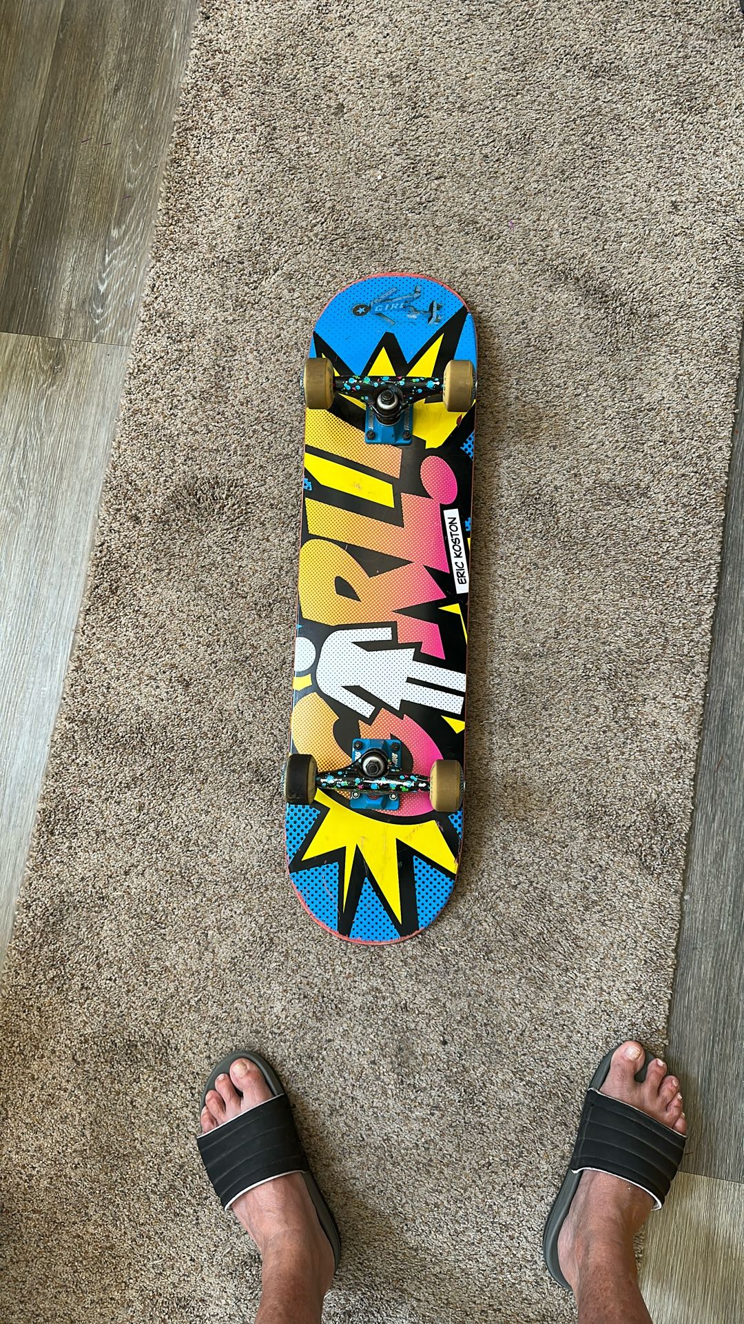 Eric Koston Skateboard 31”x 8”