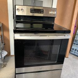 Ge stainless steel electric range stove in good condition
