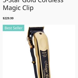 5-Star Gold Cordless Magic Clip