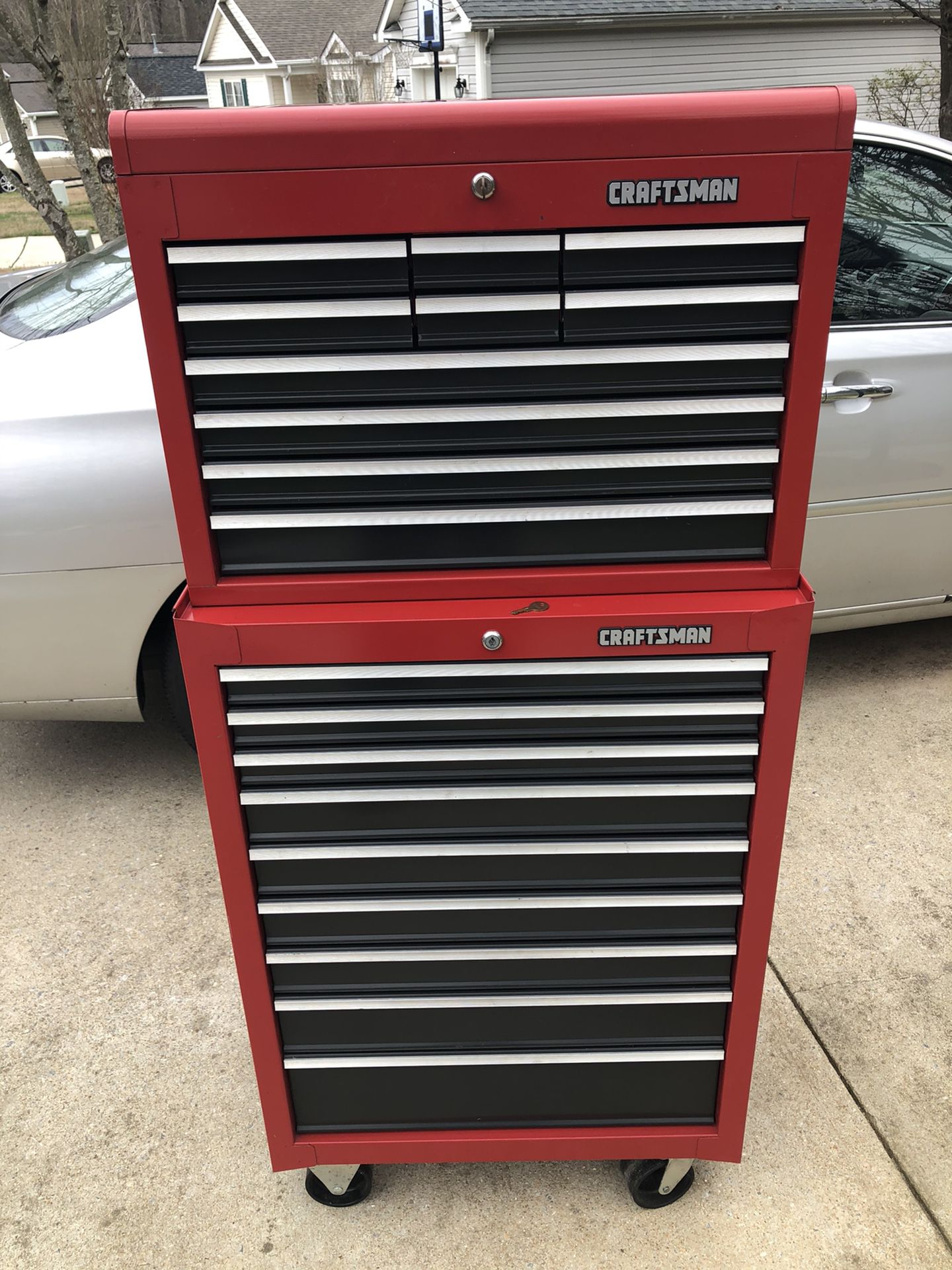 Craftsman Rolling Tool Box Cabinet & Chest 19 Drawer (read descriptions)👈