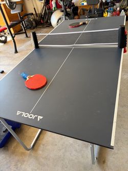 JOOLA Ping Pong Table with Net and Paddles