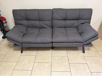 Convertible Futon Sofa Bed - Gray