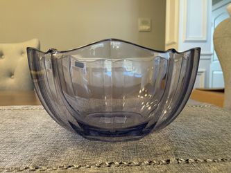 Villeroy & Boch Large Crystal-Style Serving Bowl – New”