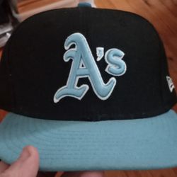 MLB Athletics (A's) New Era Fitted Cap Size 7 3/8