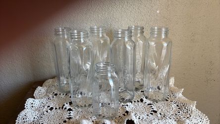 Vintage Evenflo glass baby bottles