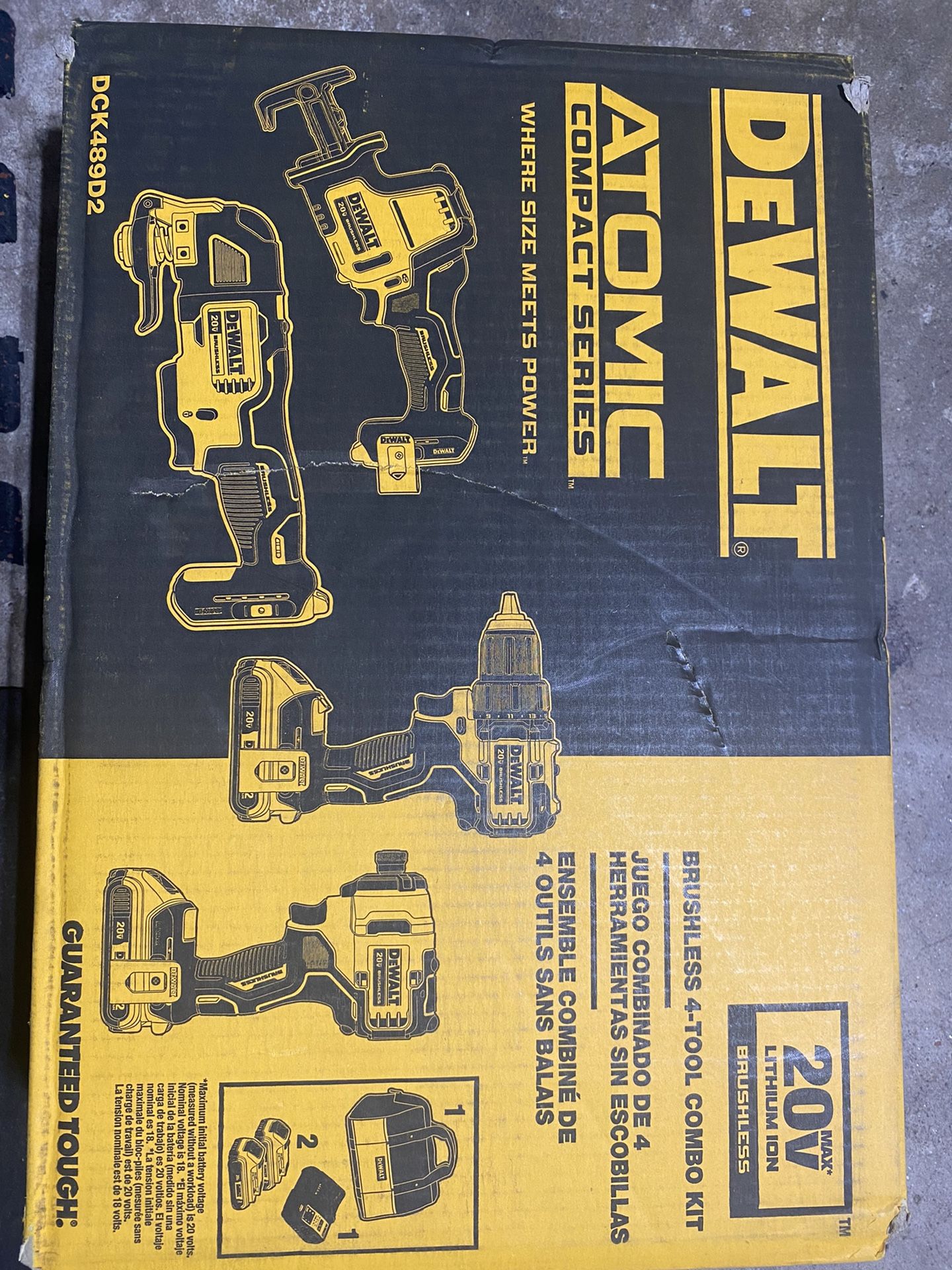 Dewalt Brushless 4 Cambo Kit 