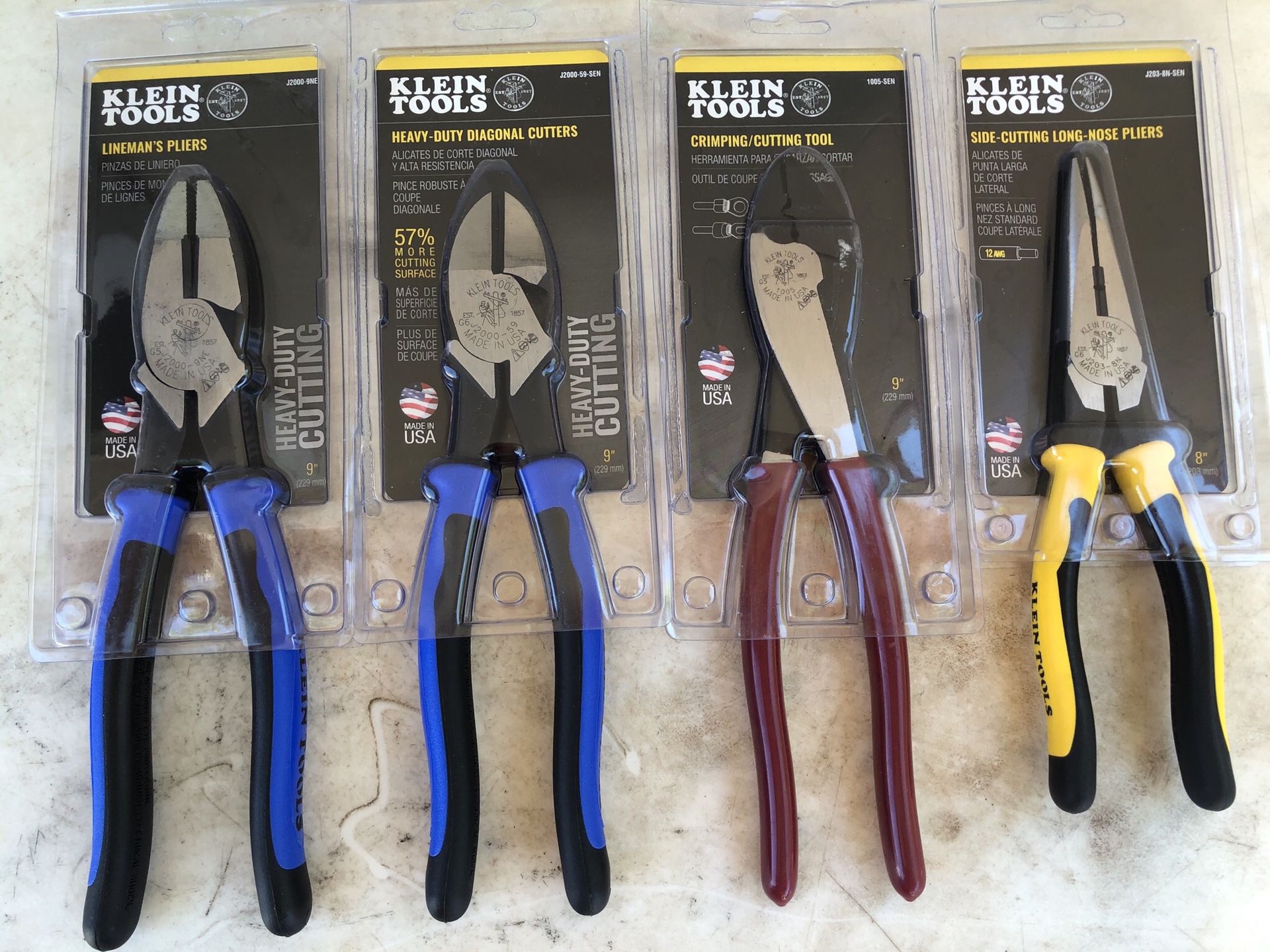 Set of four Klein Tools - New