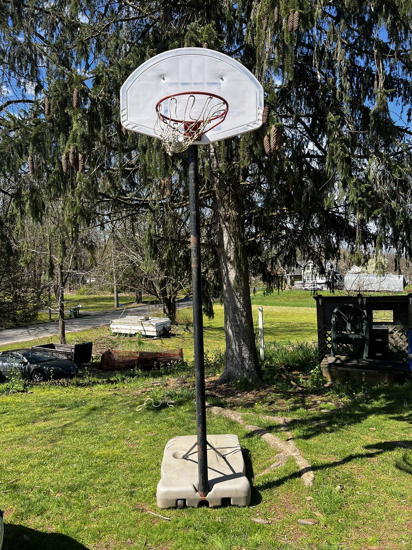 Basketball Hoop with Plastic Ball Return