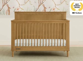 Delta Children Penelope 6-in-1 Convertible Crib- Acorn