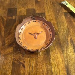 Vintage Texas Longhorn Ashtray 
