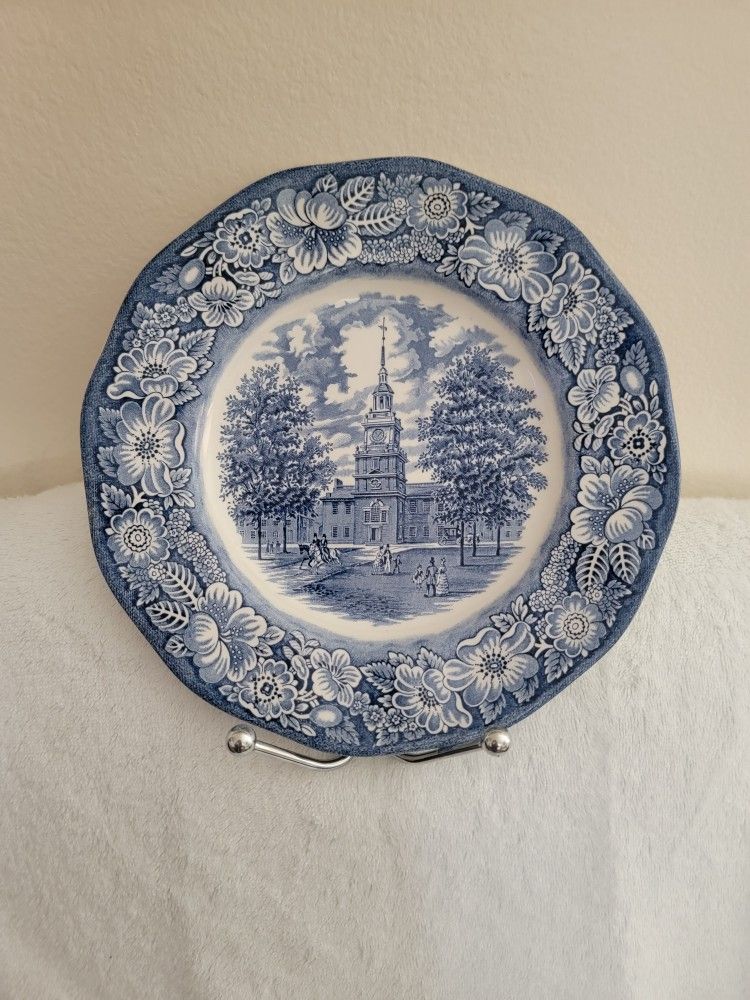 Staffordshire Ironstone LIBERTY BELL PLATE