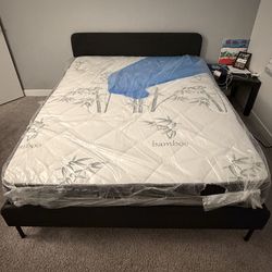New queen size Mattress and Bed frame