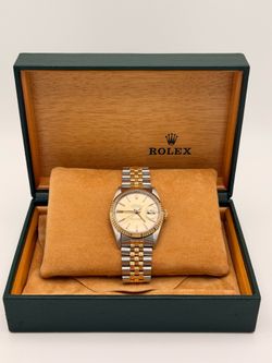 Rolex Datejust 16233 - 36mm - R Serial 1987/1988 - Cream Patina Dial