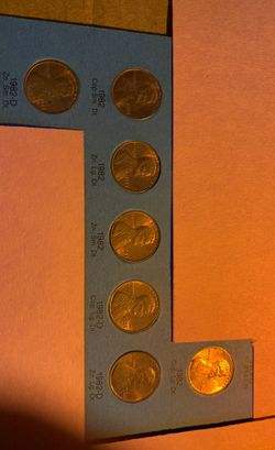 There Is Seven 1982 different Penny’s