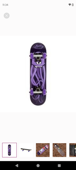 Brand New Locker board Series Quality Satellite Skateboard with purple graphics