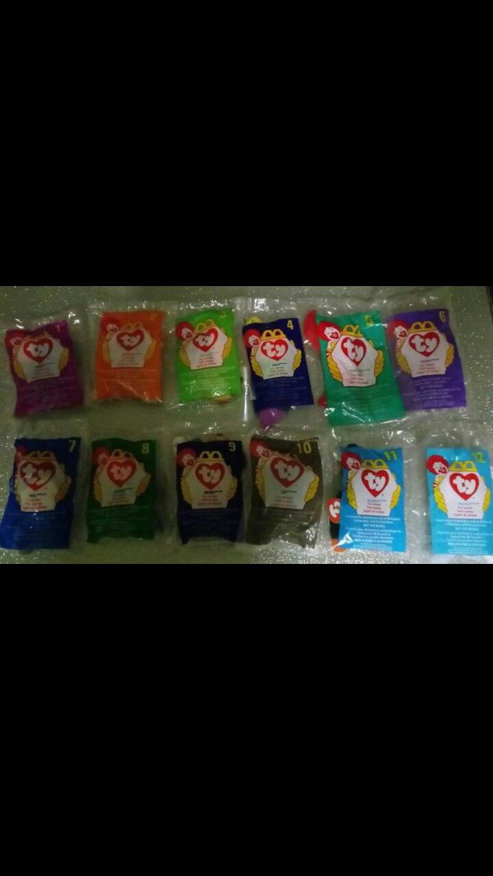 1998 Mc Donald's happy meal/ Teenie Beanie babies
