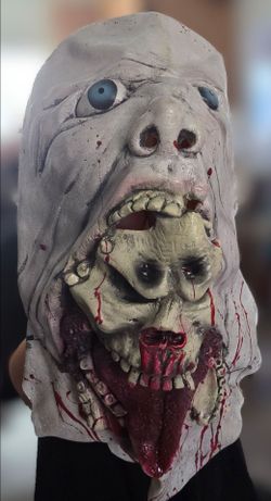 Zombie Horror Latex Full Head Mask