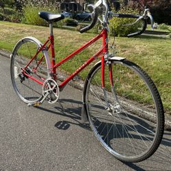 Red Vintage Schwinn Traveler Bicycle