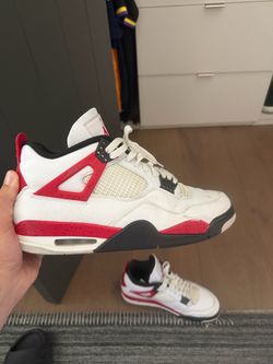 Red cement jordan 4 size 11.5