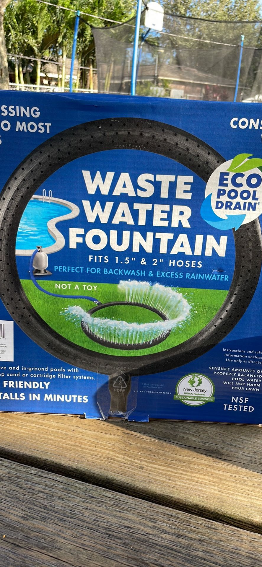 pool Waste Water Fountain