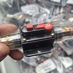 Acceltex Solutions ATS-BRKR-20A-DC 20 AMP DC Breaker. 