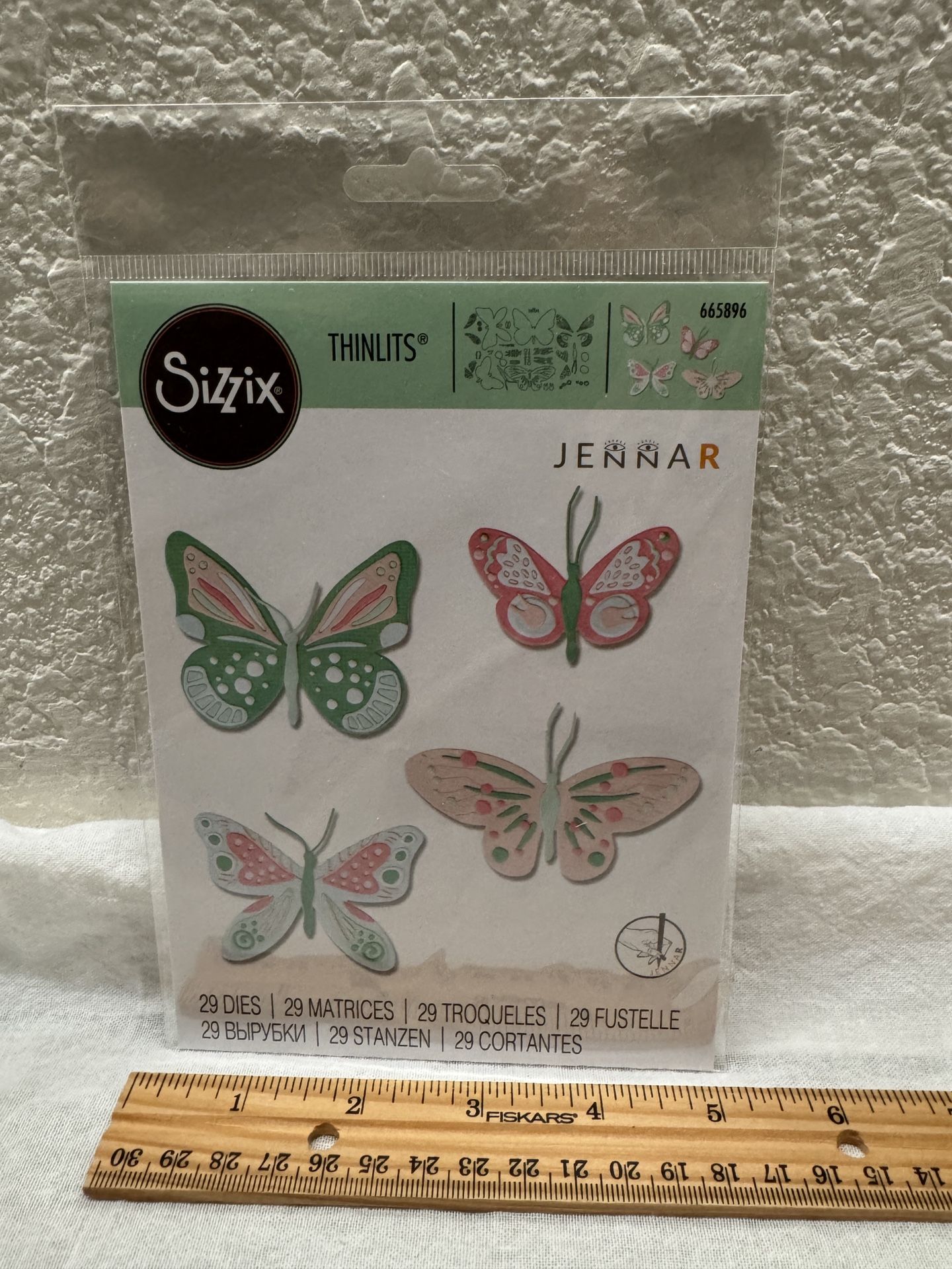 Sizzix - Thinlits Dies 29 Pcs Patterned Butterflies