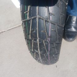 NEW Dunlop Motorcycle front Tire.