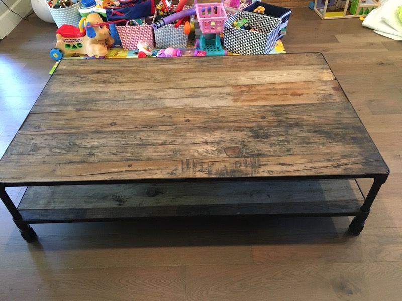 Restoration Hardware 67" DUTCH INDUSTRIAL COFFEE TABLE