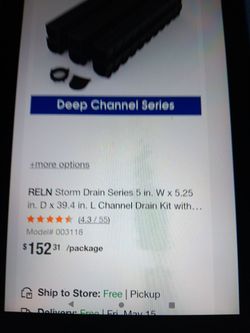 20 foot channel drain