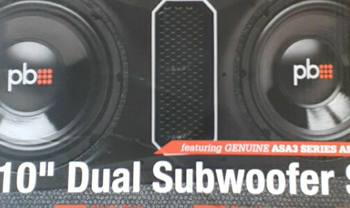 NEW! 10 Inch Subwoofer & Amp Combo System