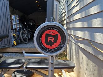 Bench / Squat Rack Set, Home Gym Trainer With Weight Set