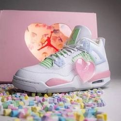 JORDAN 4 SOFT PINK  GS 5.5Y