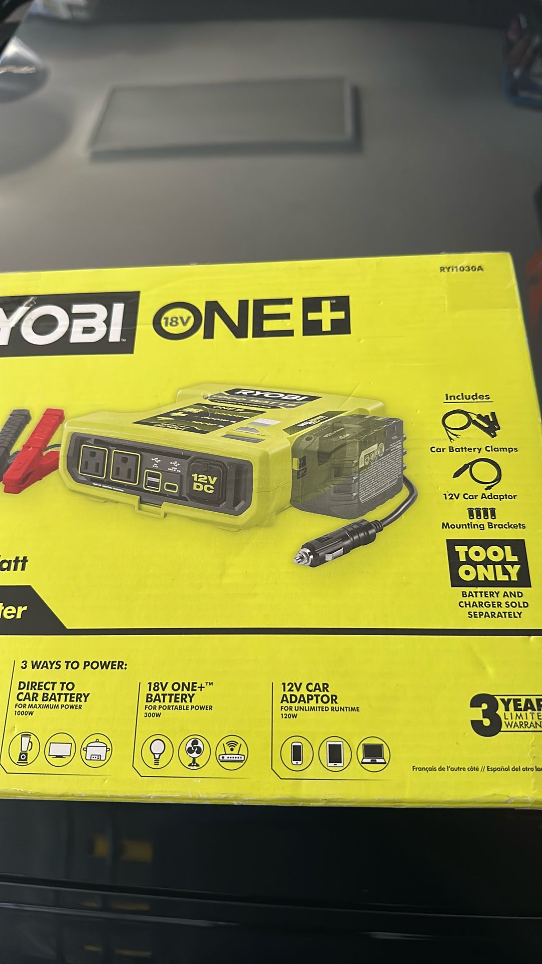 1000watt Power Inverter $120 Tool Only 
