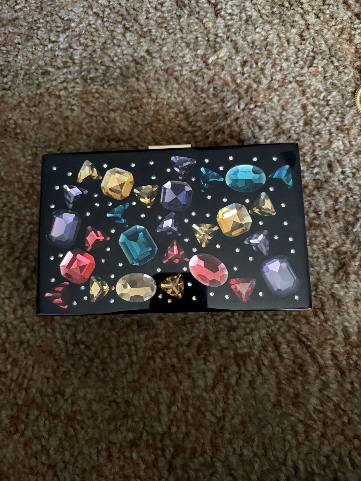 Black Kate Spade Acrylic Bag