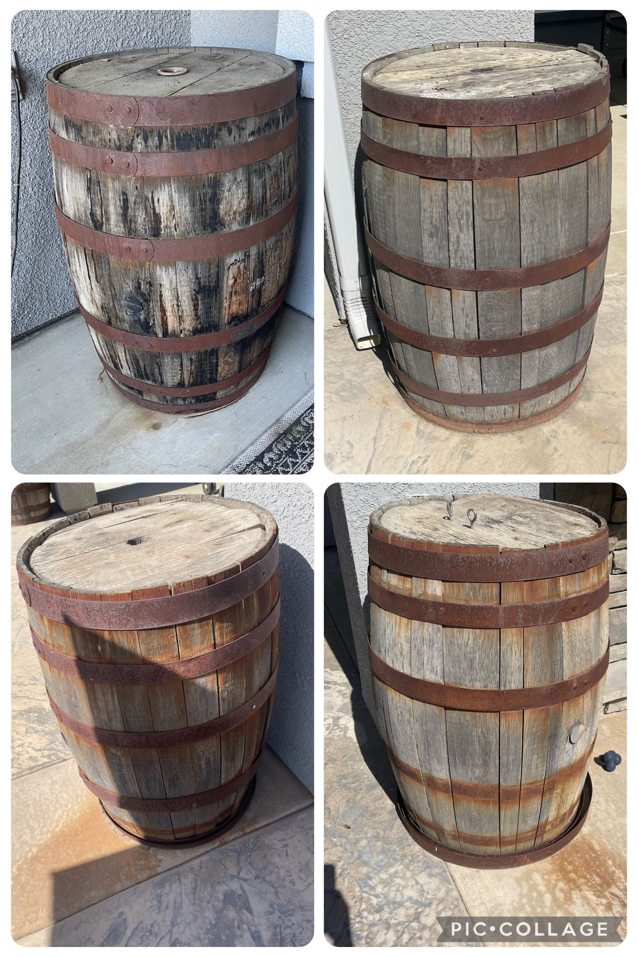 4 Wine Barrels-pick Up Only